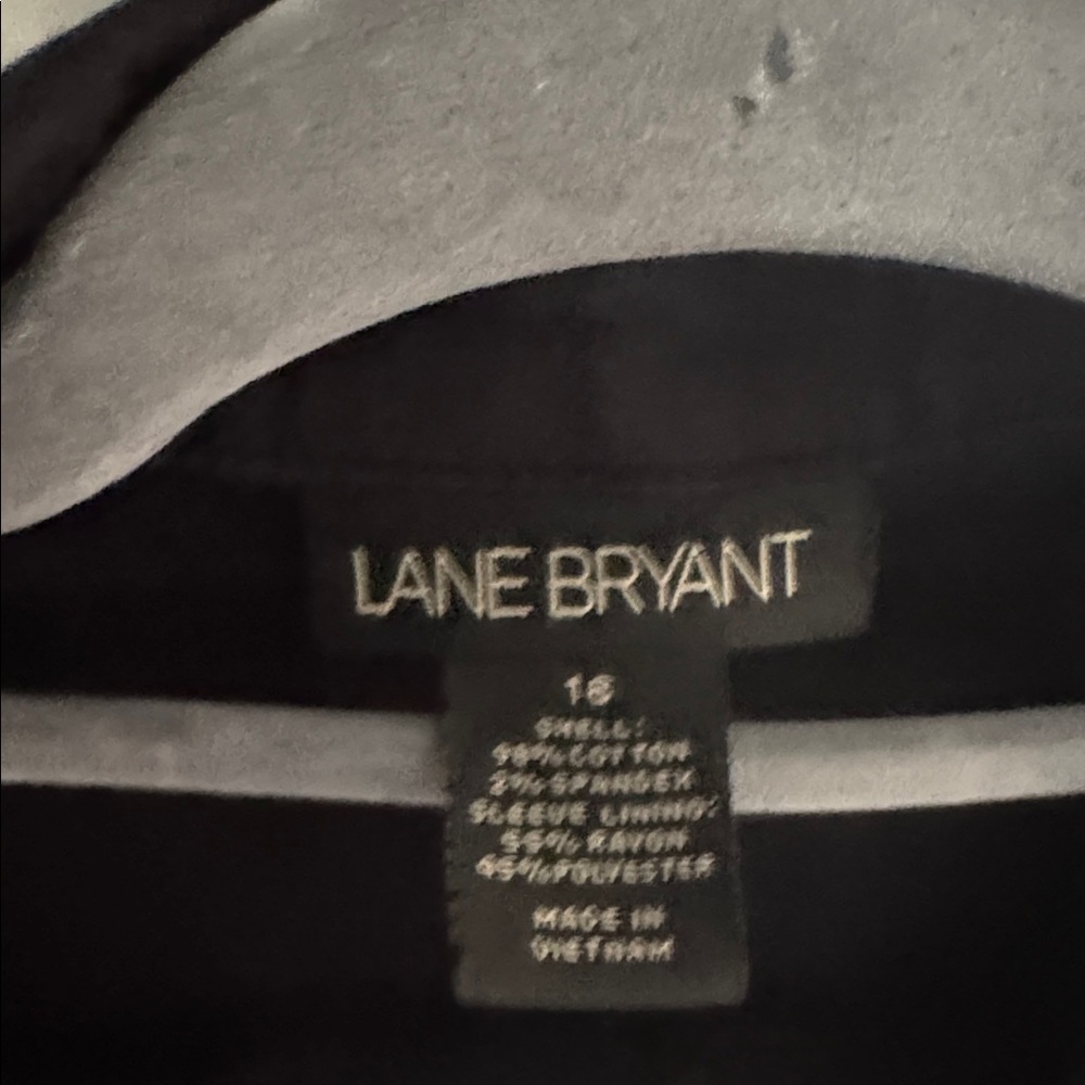 Lane Bryant Women's Black Jacket - Picture 2 of 3